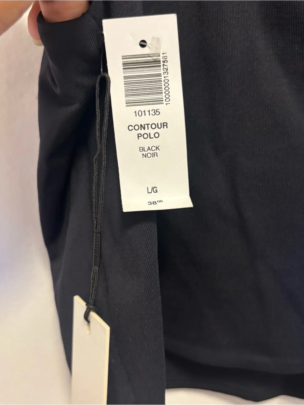 NWT Aritzia Babaton Black Polo Sleeveless Collared Top
